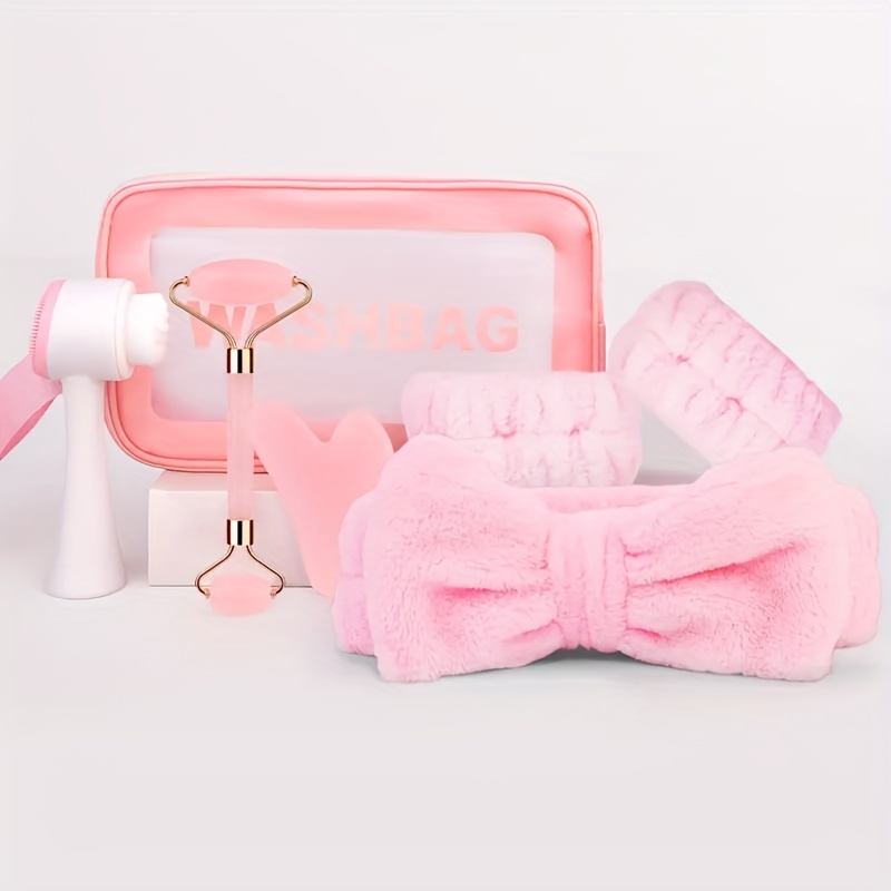 Luxury Skincare Gift Set - 7-piece facial cleansing and massage set