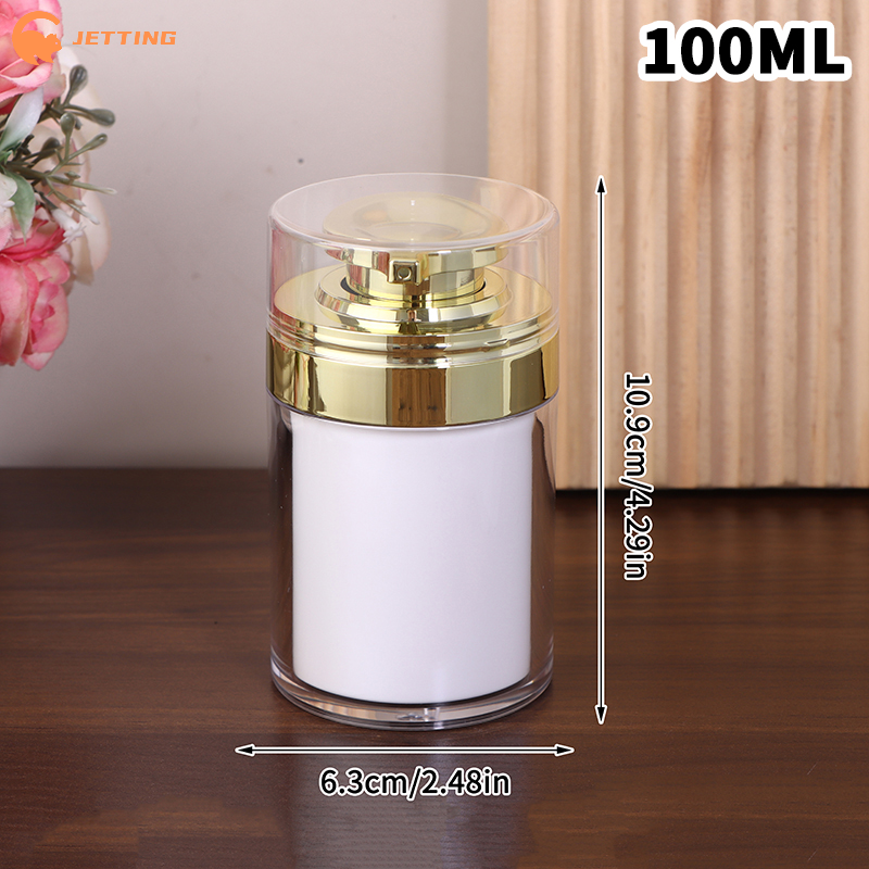 Luxury Skincare Packaging - Refillable Vacuum Bottle 15/30/50/100ML Travel Cream