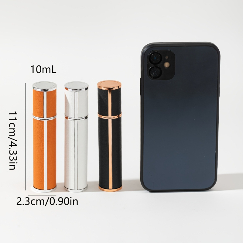 Luxury Skincare Bottles - Luxury Leather Wrapped 10ml Glass Perfume