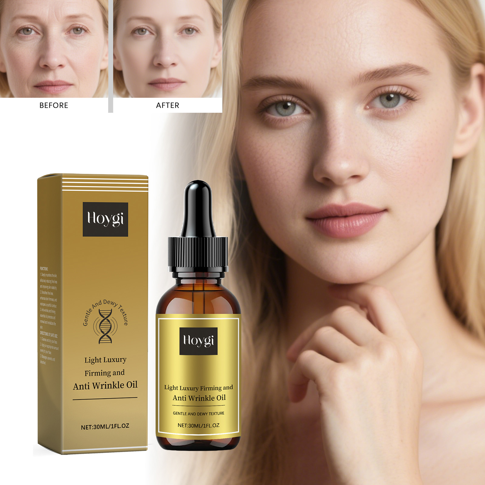 Luxury Skincare Lines - Firming Facial Care Oil Lifting Anti