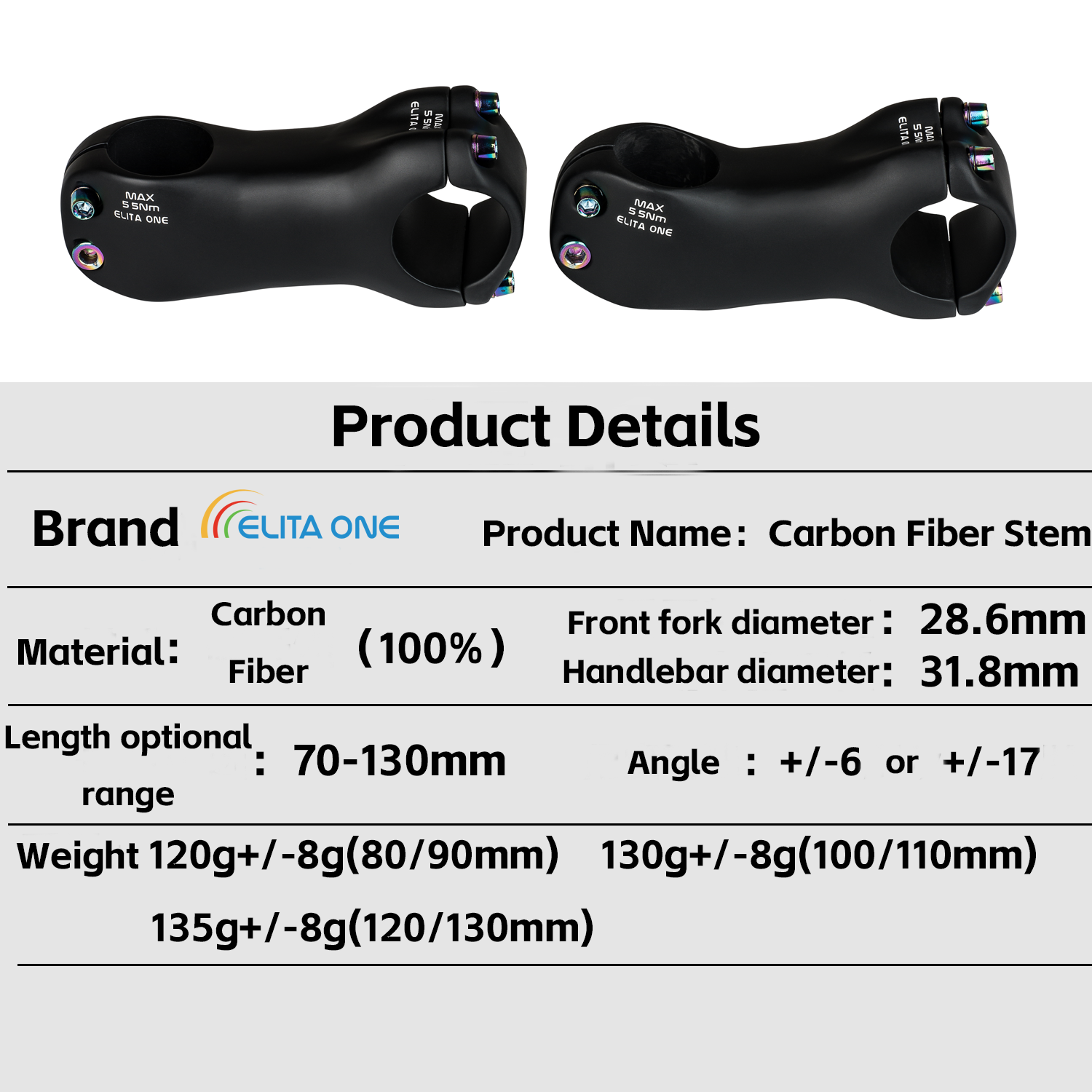 ELITA ONE carbon fiber stem mo – Edelweiss Stem Cell recenzja i cena