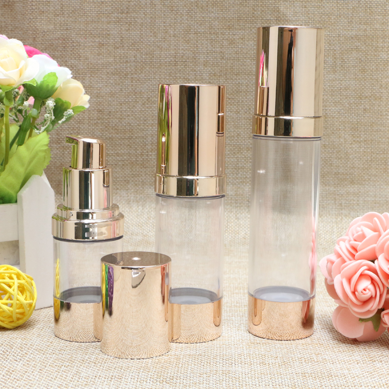 Airless Pump Bottle Light Gold – Luxury Skincare Packaging recenzja i cena