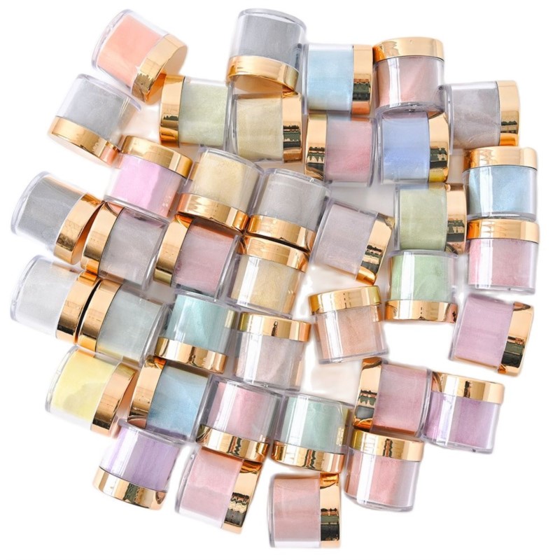 20/50/100Pcs Gold Lid Clear Em – Luxury Skincare Packaging recenzja i cena