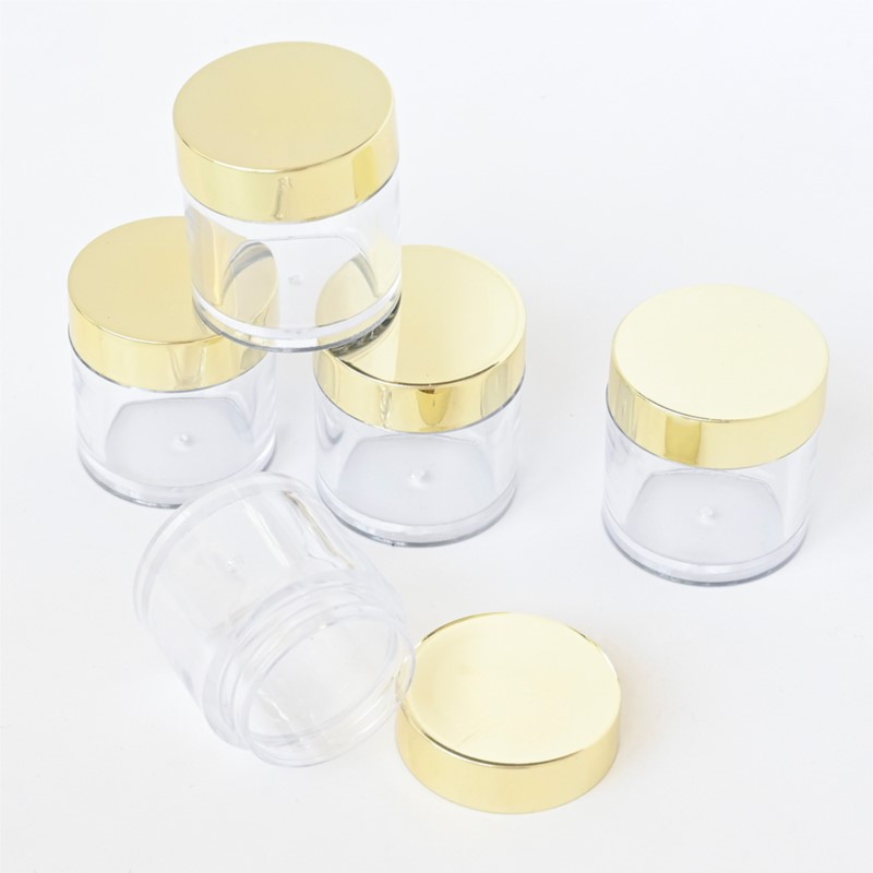 20/50/100Pcs Gold Lid Clear Em – Luxury Skincare Packaging recenzja i cena