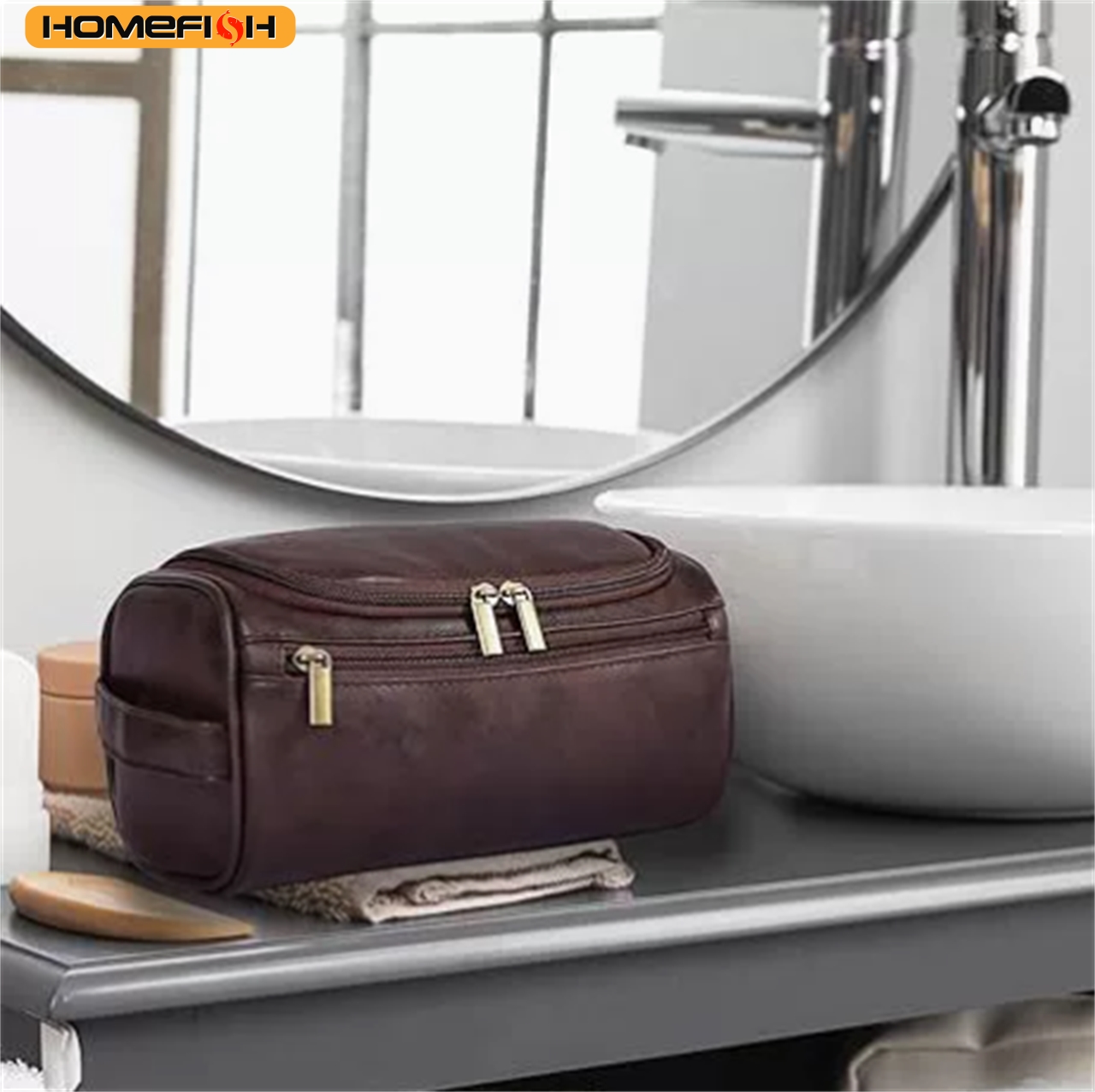 HOMEFISH Men PU Vintage Luxury – Luxury Skincare Box recenzja i cena