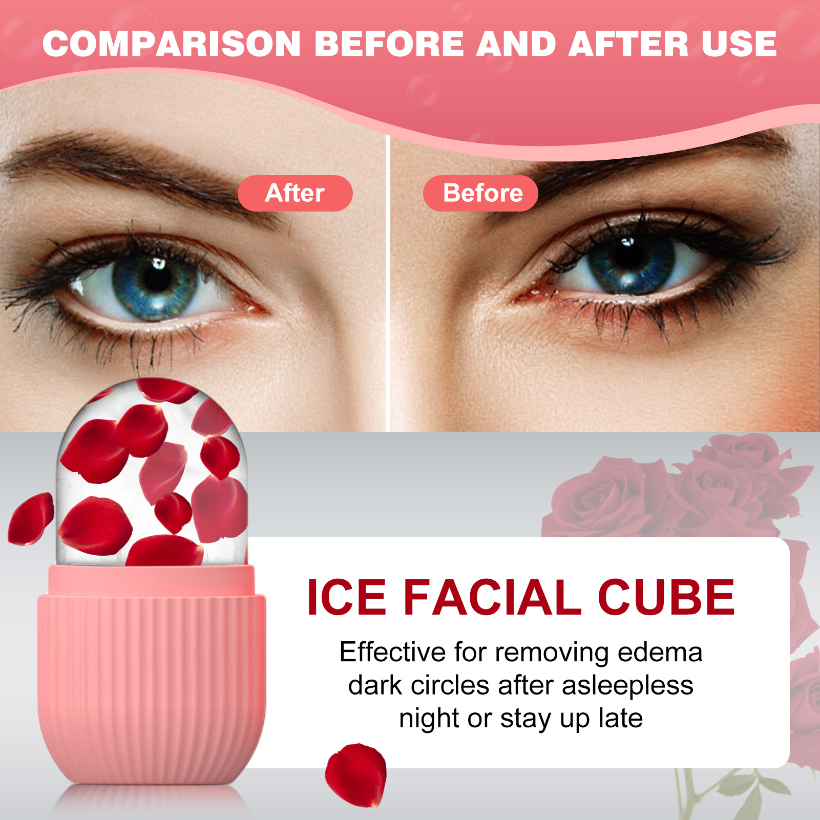 1pc silicone face ice cube mol – Luxury Skincare Gift Set recenzja i cena