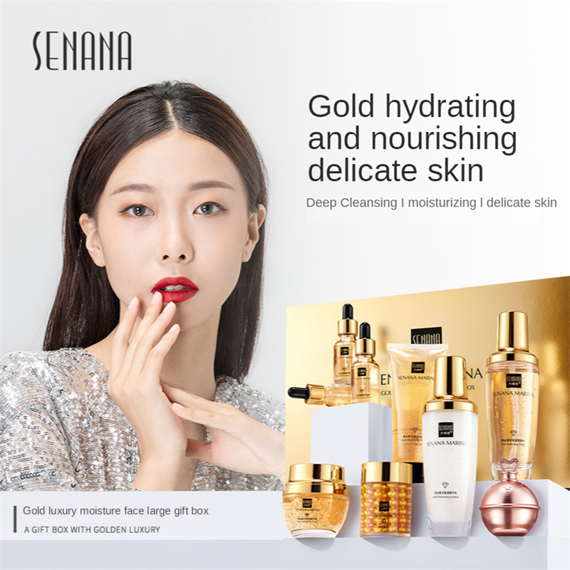 Women 24K Gold Skin Care Set 9 – Luxury Skincare Toner recenzja i cena