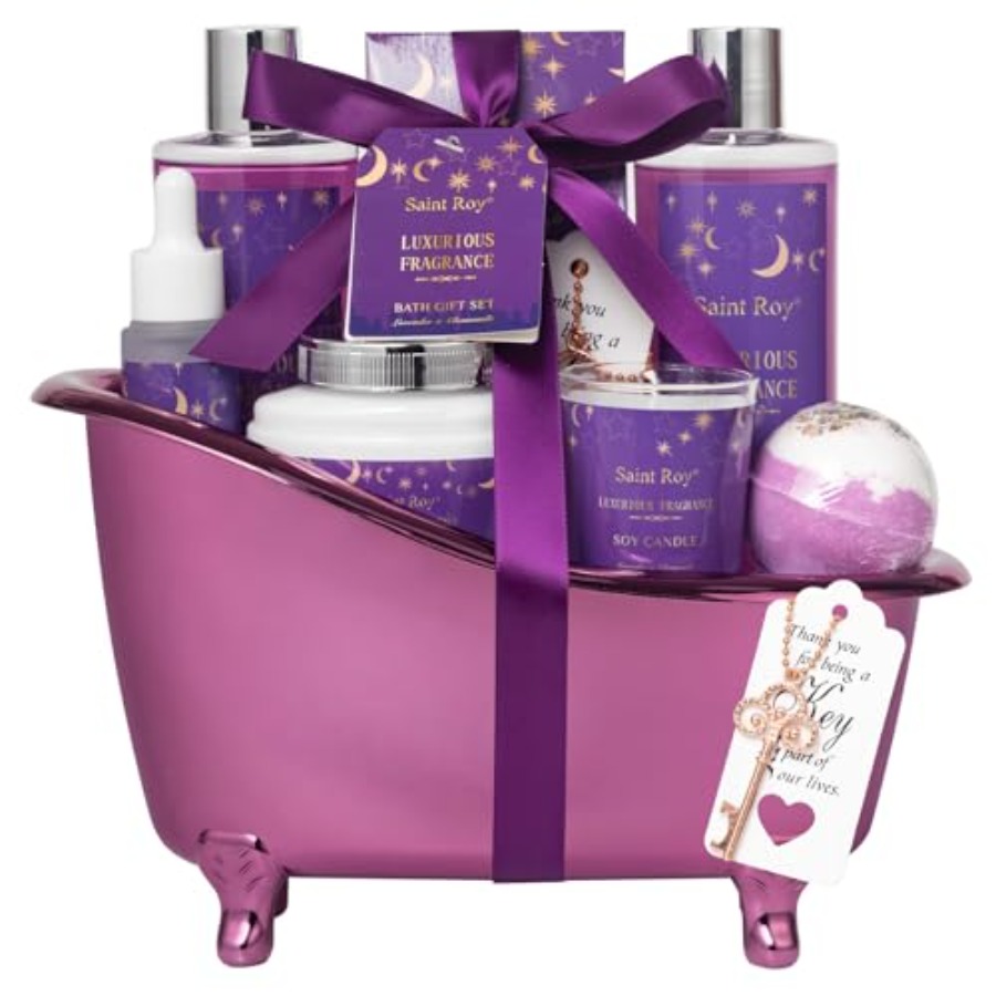 Bath Basket Spa Kit Spa Gifts  – Luxury Skincare Gift Set recenzja i cena