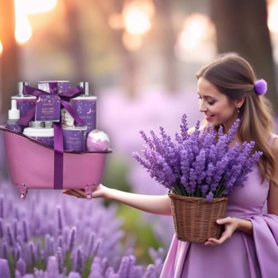 Bath Basket Spa Kit Spa Gifts  – Luxury Skincare Gift Set recenzja i cena