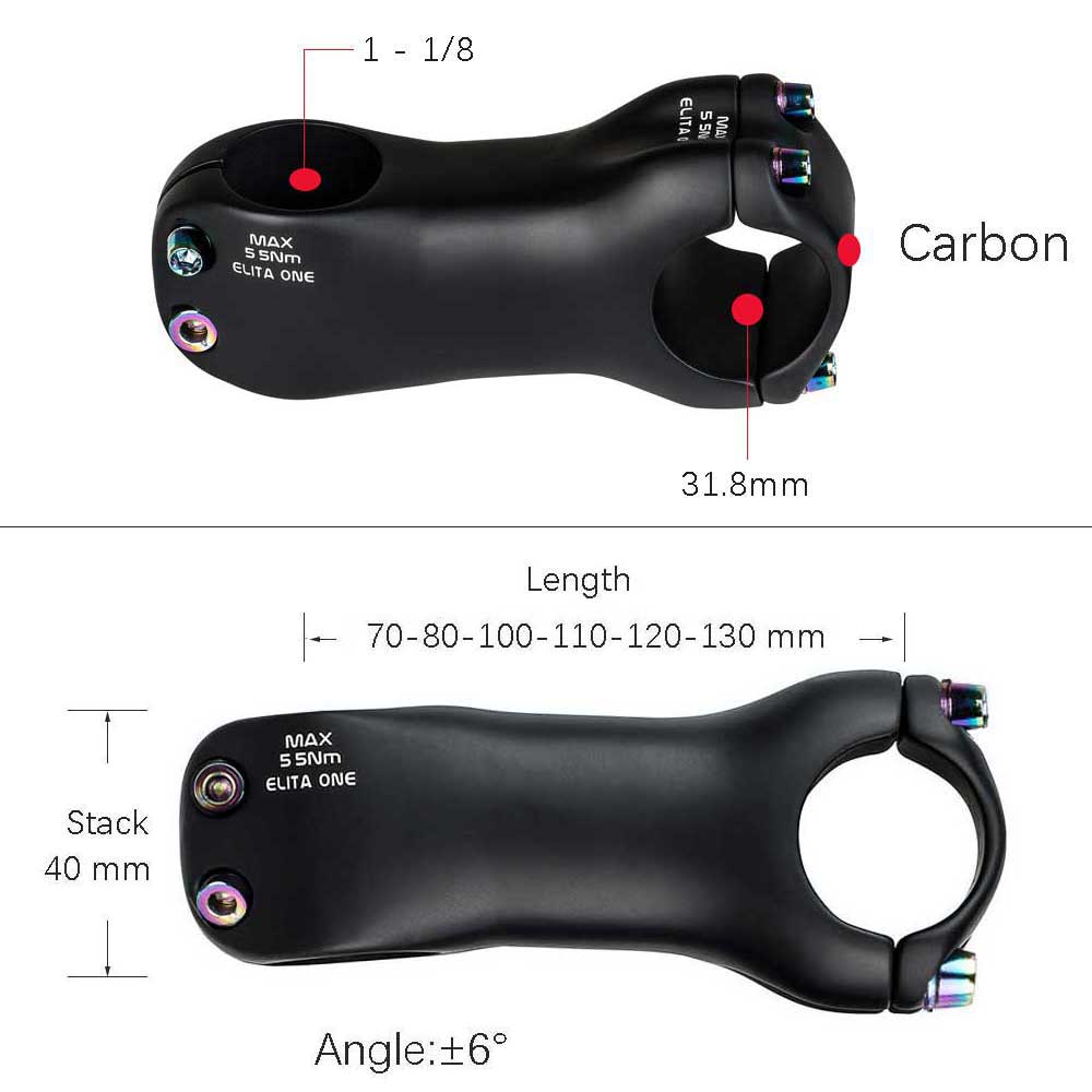 Elitaone Carbon Bicycle Stem 6 – Edelweiss Stem Cell recenzja i cena