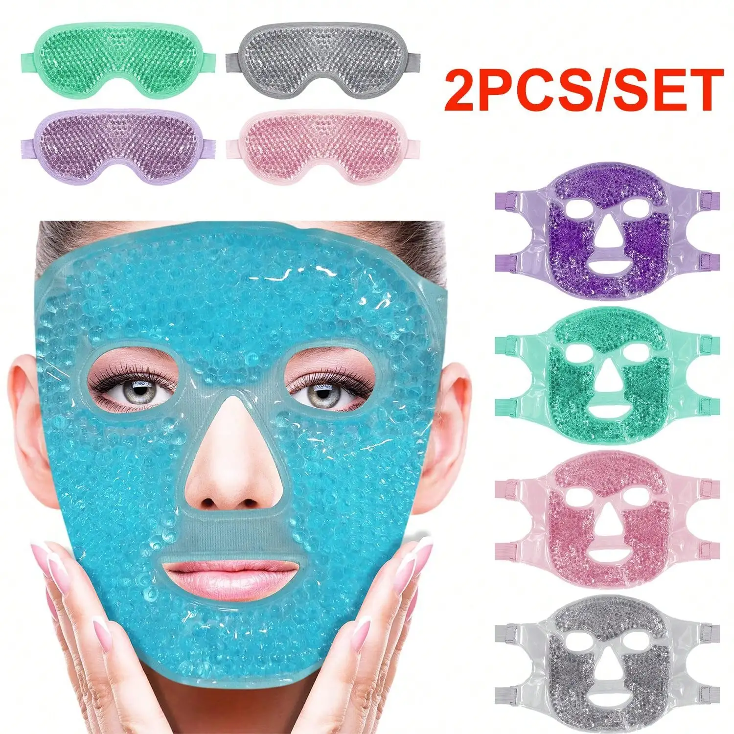 Gel Cooling Ice Face Eye Mask  – Luxury Skincare Gift Set recenzja i cena