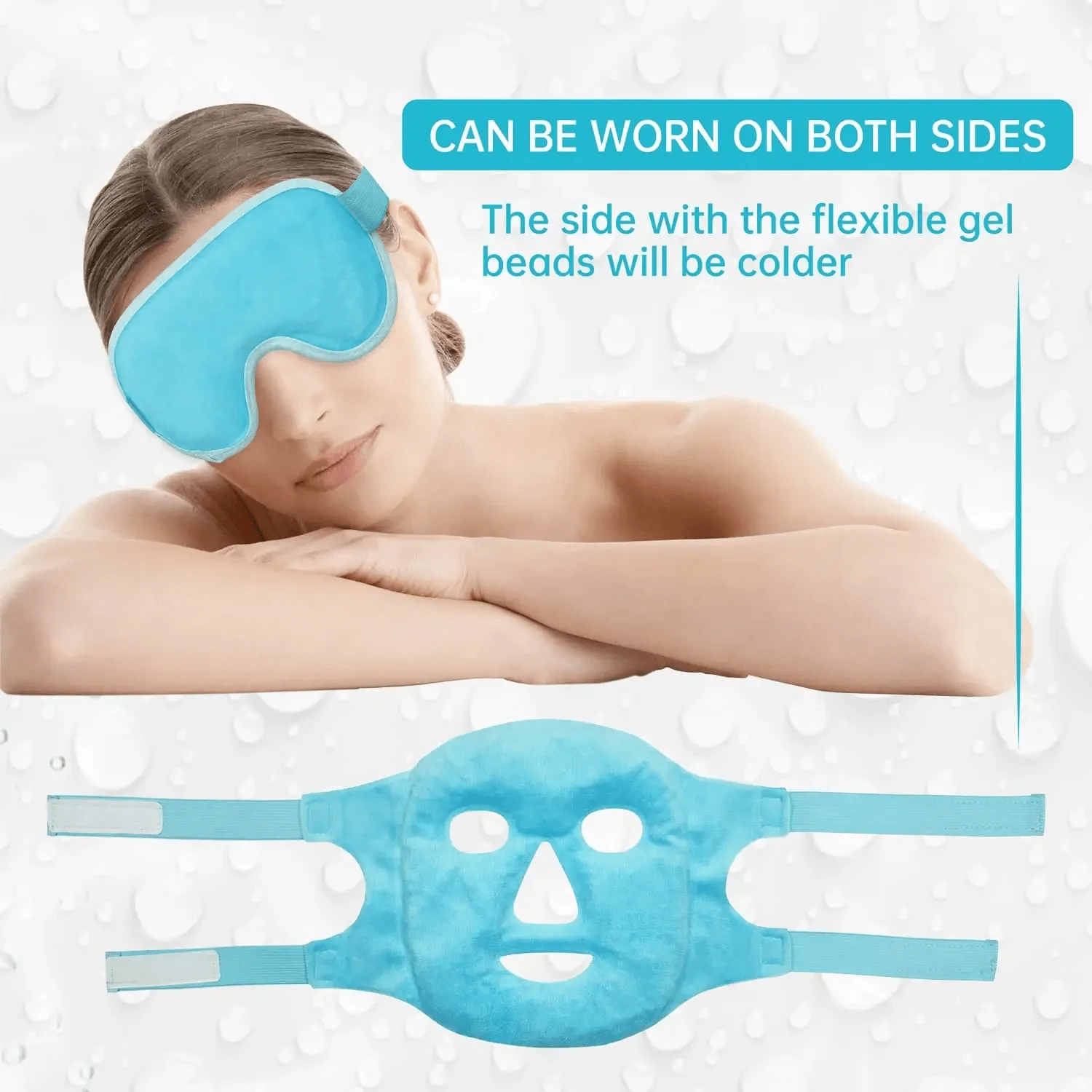 Gel Cooling Ice Face Eye Mask  – Luxury Skincare Gift Set recenzja i cena