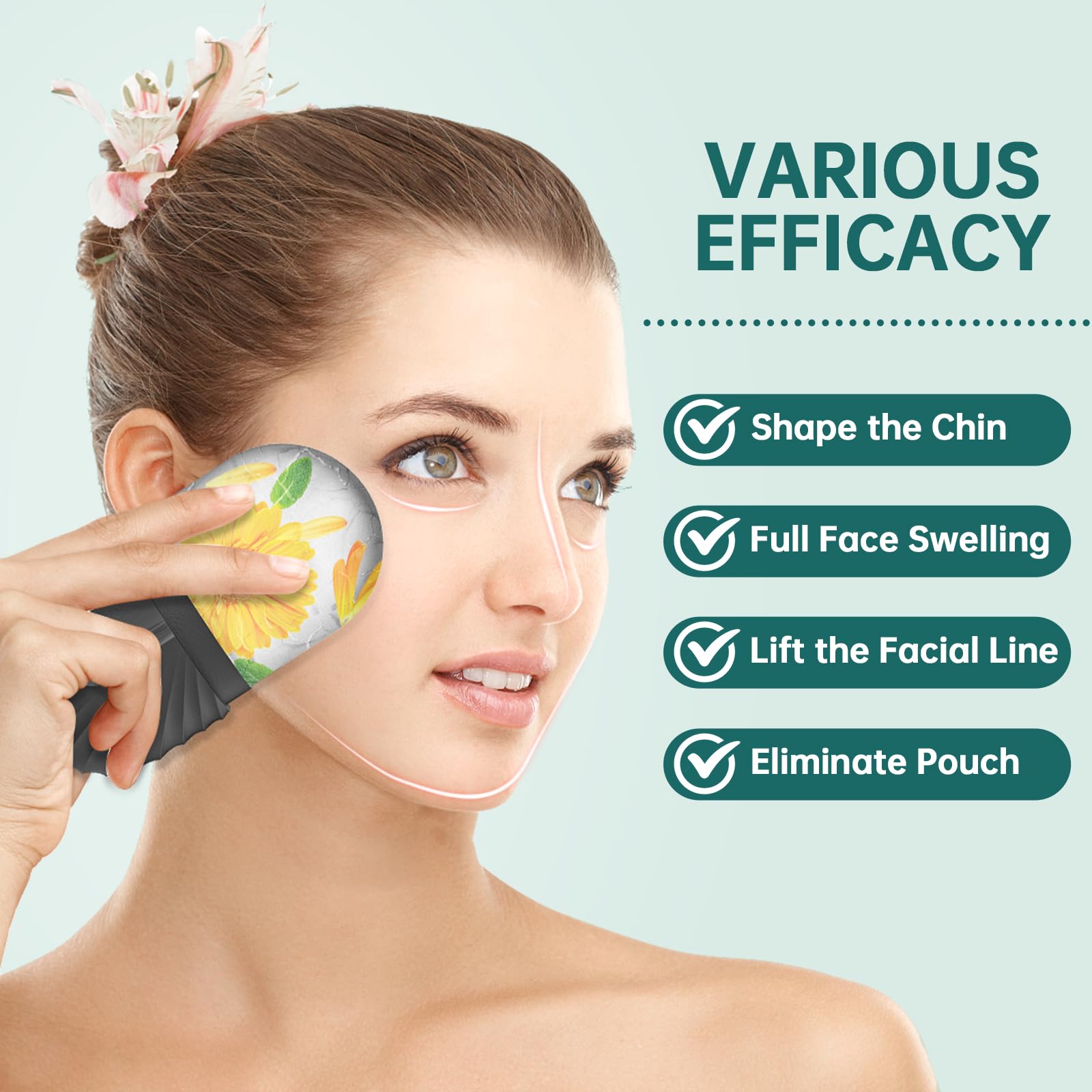1/2/3pcs Ice Face Roller Facia – Luxury Skincare Gift Set recenzja i cena