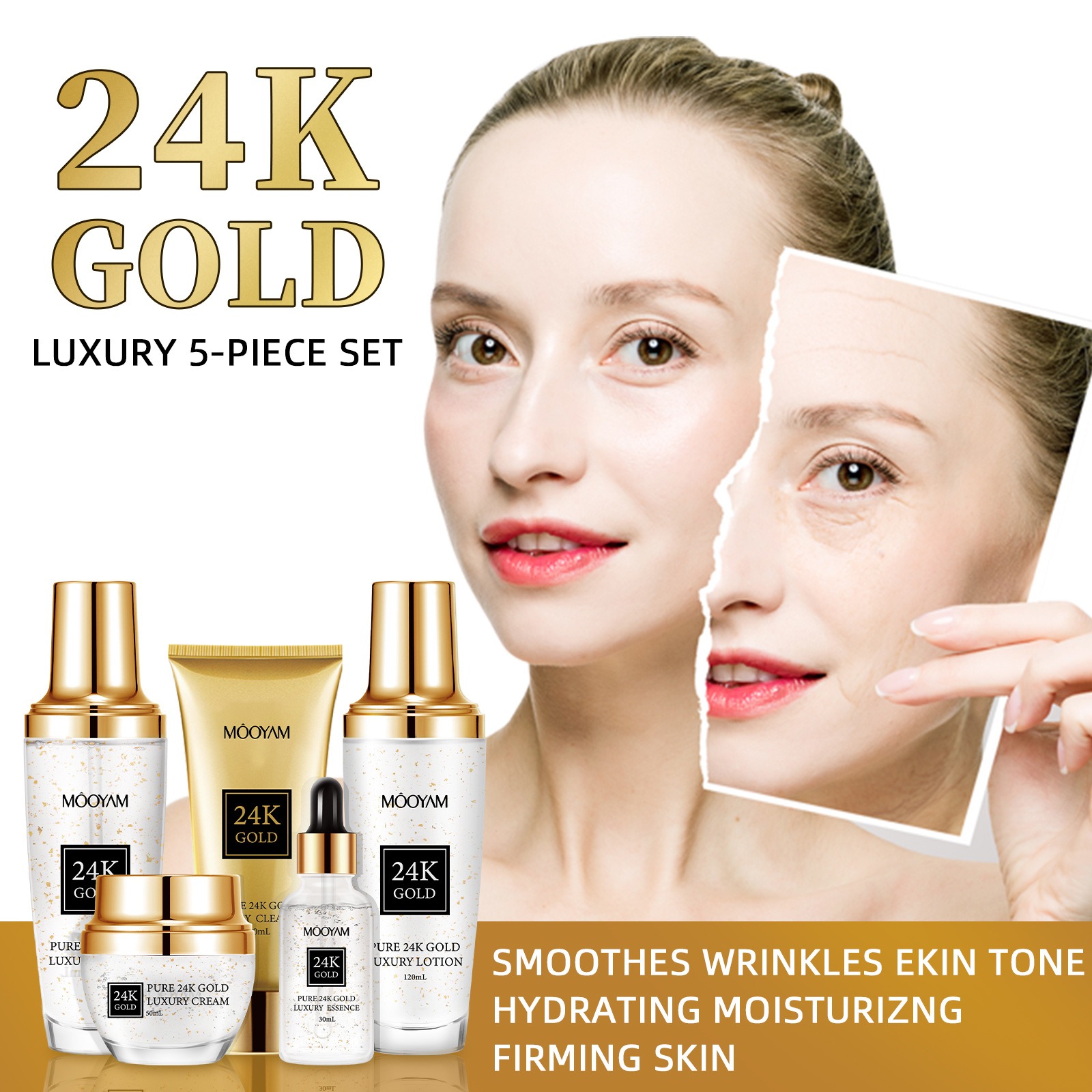 24K Gold LUXURY Moisturizin An – Luxury Skincare Lines recenzja i cena