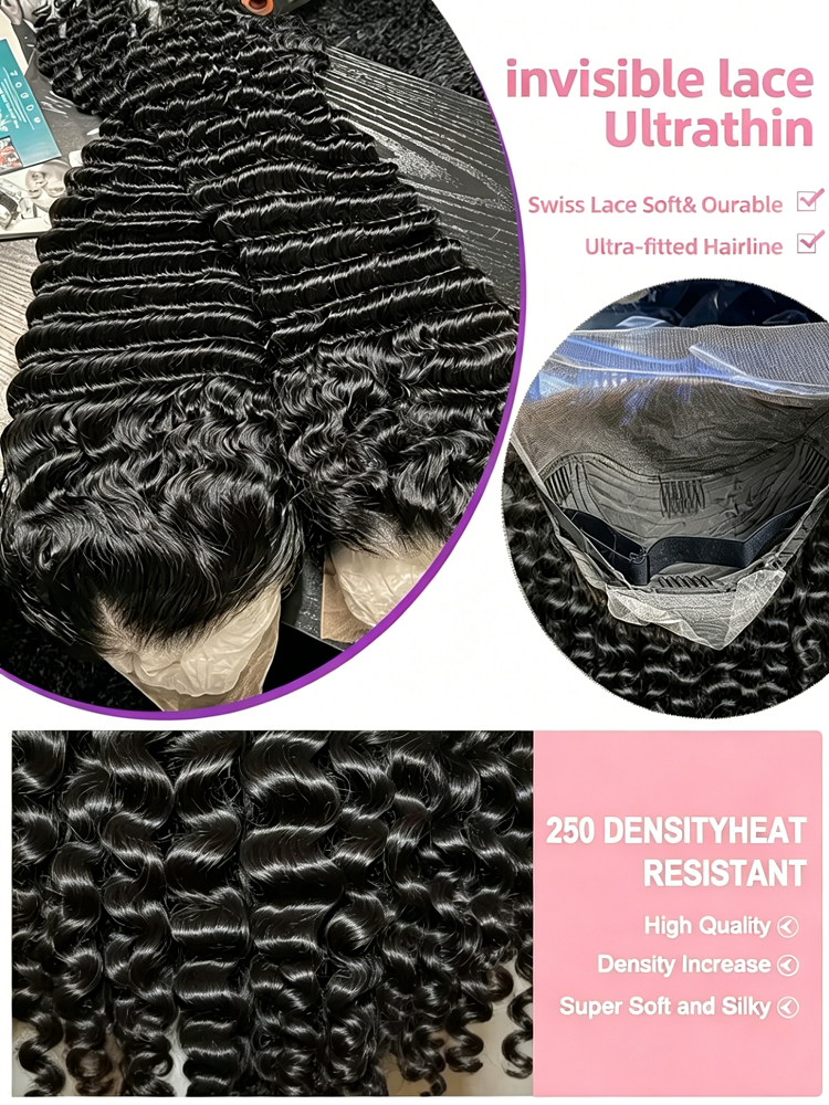 13x6 HD Loose Deep Wave Lace F – Luxury Skincare Lines recenzja i cena