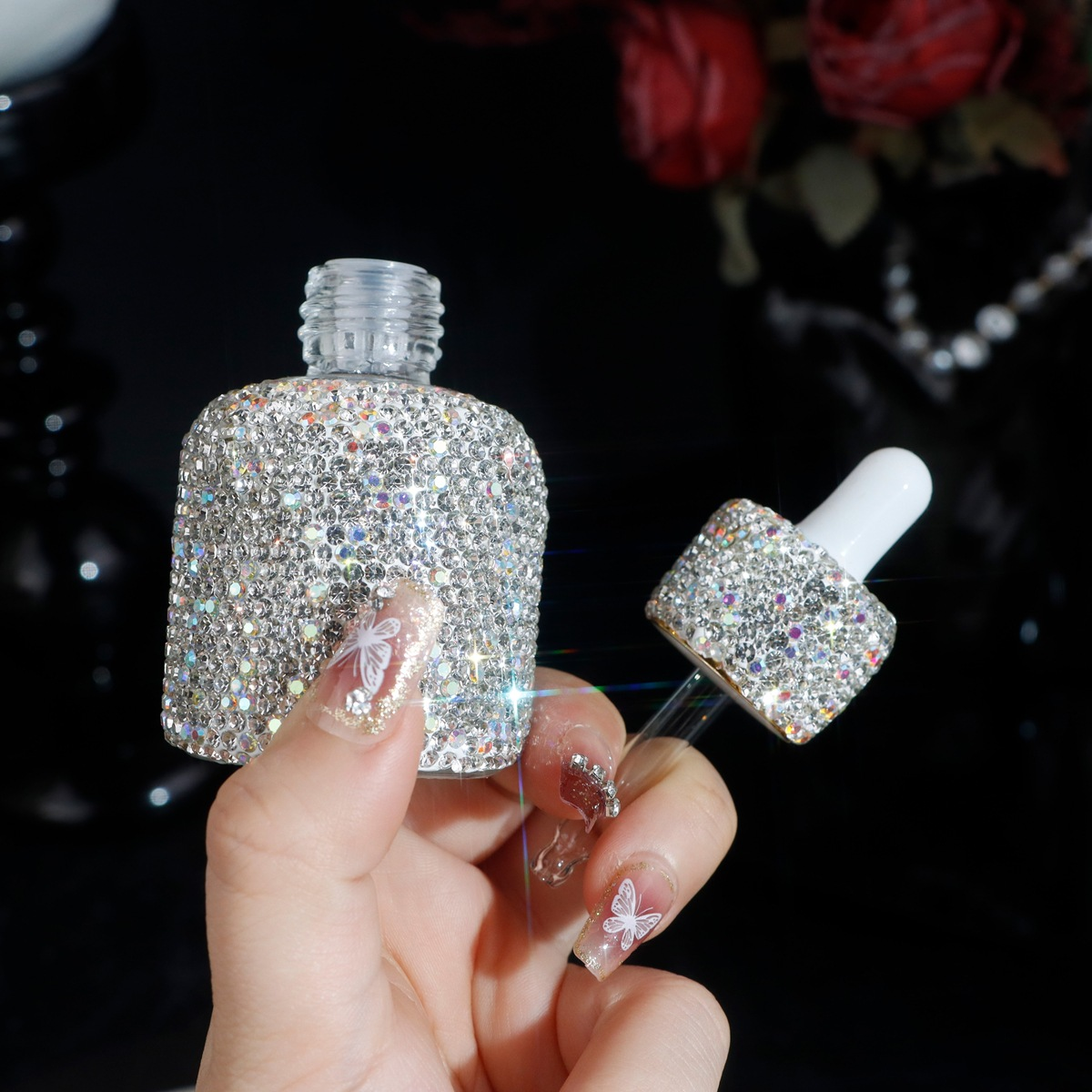 Bling rhinestone-inlaid 30ml s – Luxury Skincare Bottles recenzja i cena