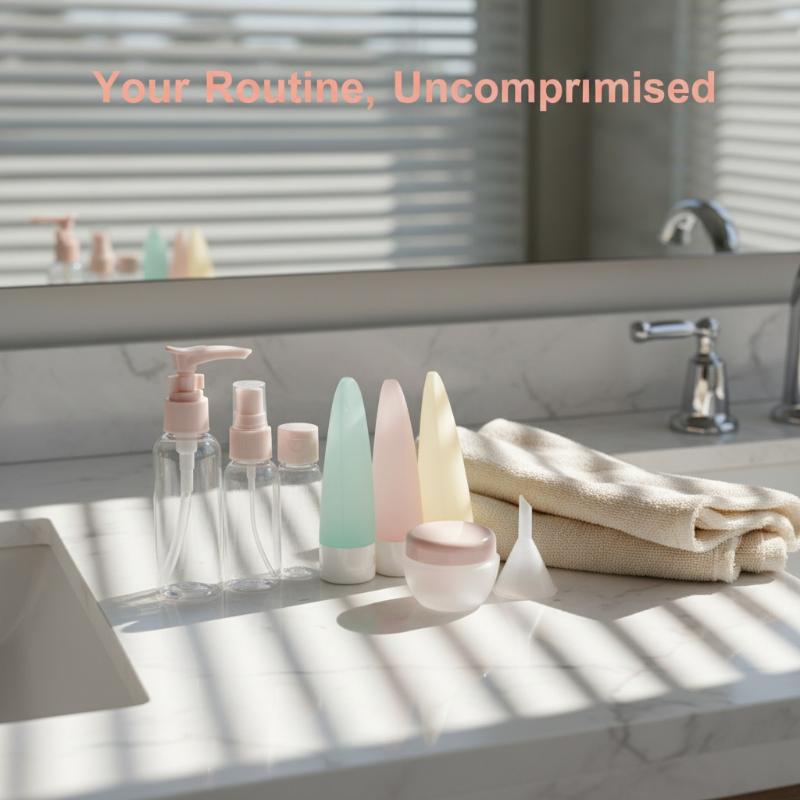 Luxury Travel Bottles Set 11in – Luxury Skincare Bottles recenzja i cena