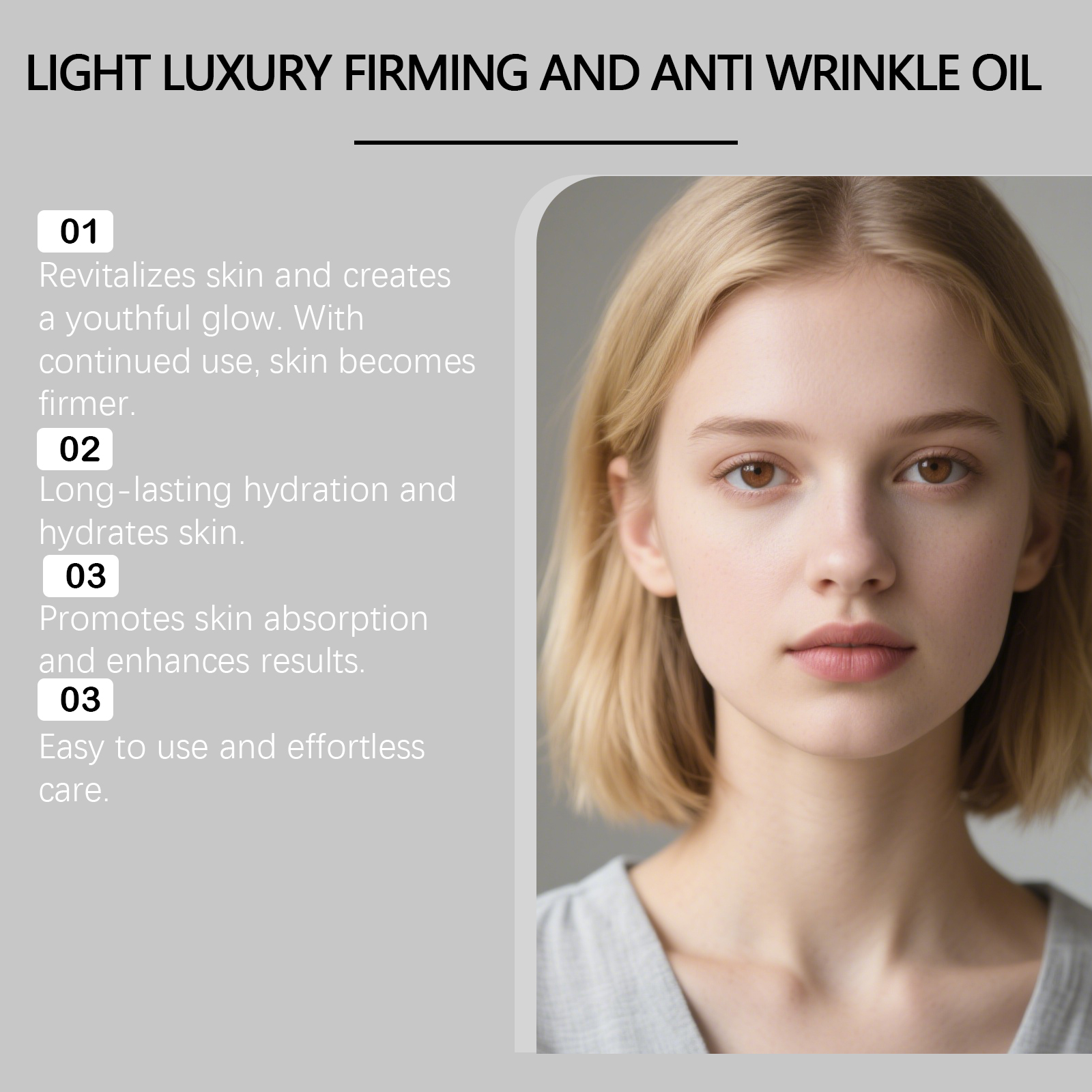 Firming Facial Care Oil Liftin – Luxury Skincare Lines recenzja i cena