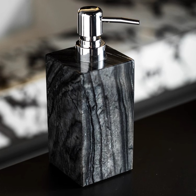 Natural Marble Soap Dispenser  – Luxury Skincare Bottles recenzja i cena