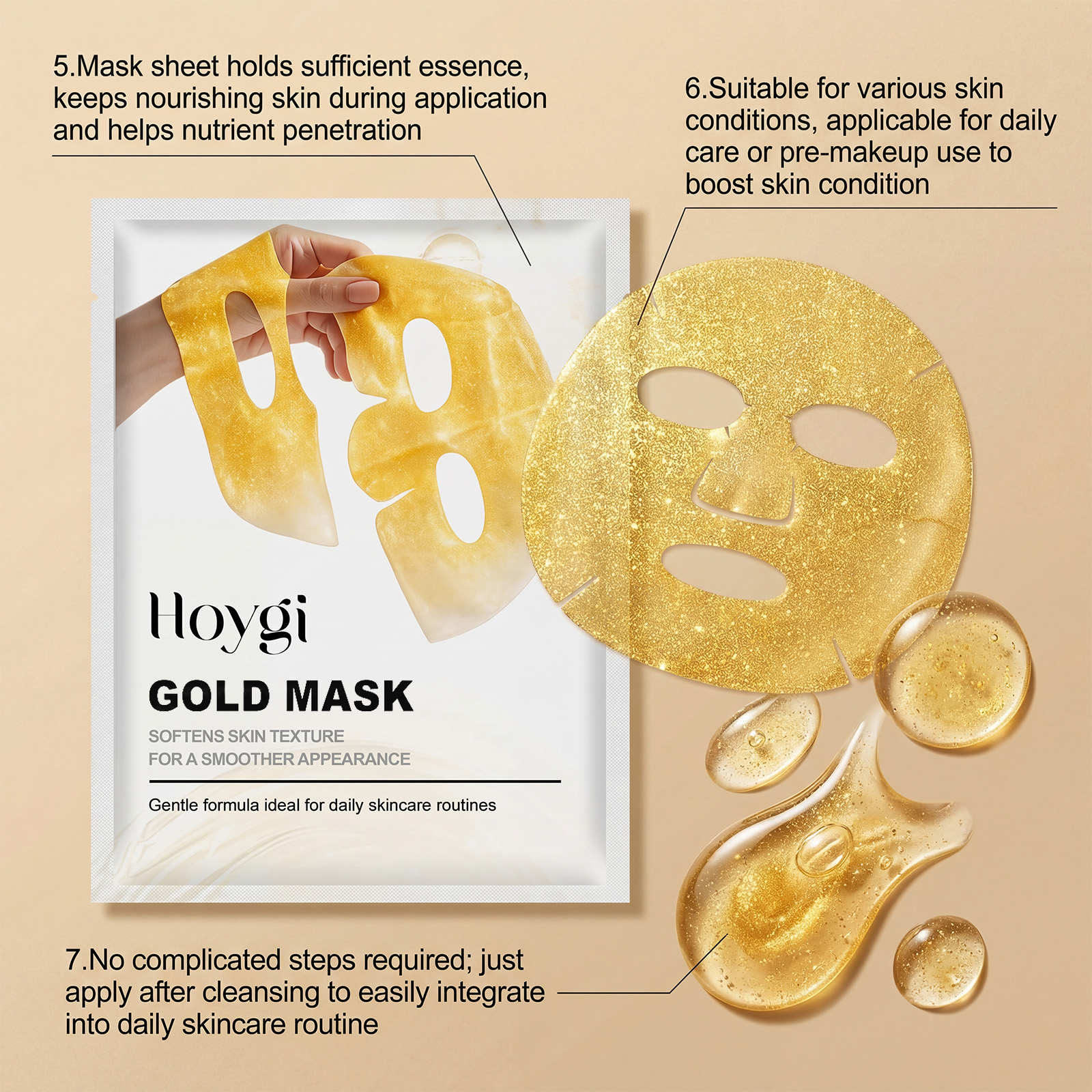 24k Gold Face Mask Niacinamide – Luxury Skincare Lines recenzja i cena